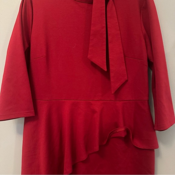 VFshow Georgeous Red Peplum Classy Curvy Special Occasion Dress 2XL - Picture 2 of 5